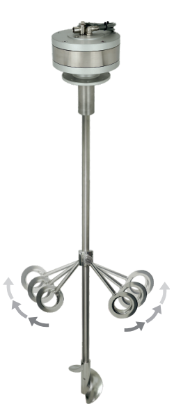 Dvojno mešalo za 1000L cisterno